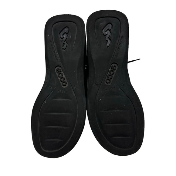 Ecco latex black boots womens size 37 - Picture 9 of 10